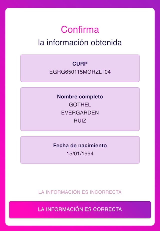 Tarjeta Rosa screenshot 3