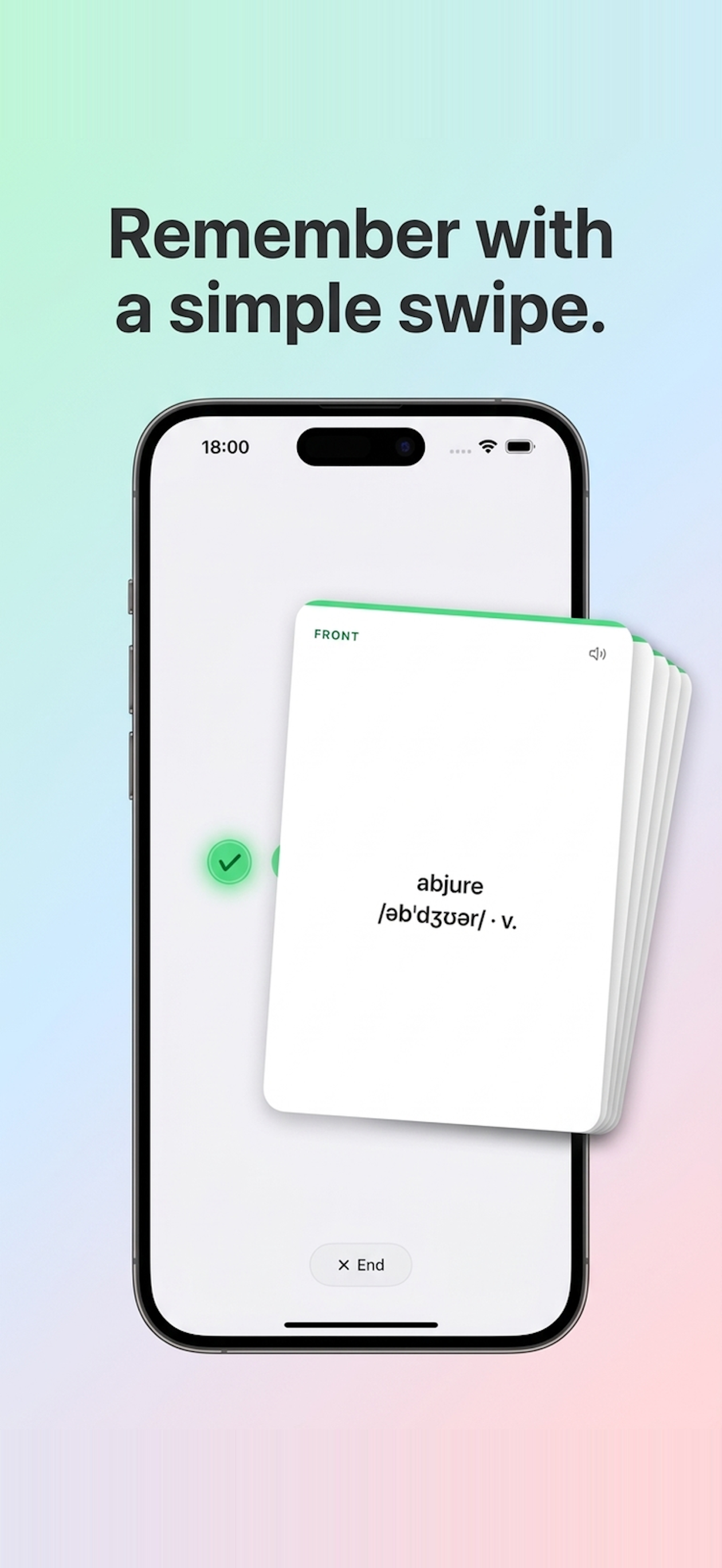 Kayi - Swipe Flashcard Maker Preview