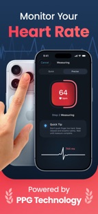 Screenshot 1 Heartica: Heart Rate Monitor