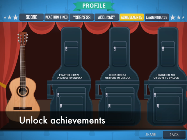 ‎Guitario: Guitar Notes Trainer Screenshot