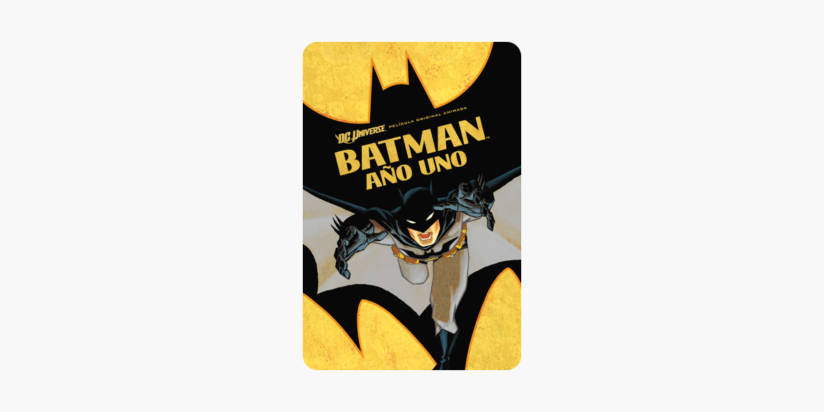 Batman Año Uno (Doblada) on iTunes