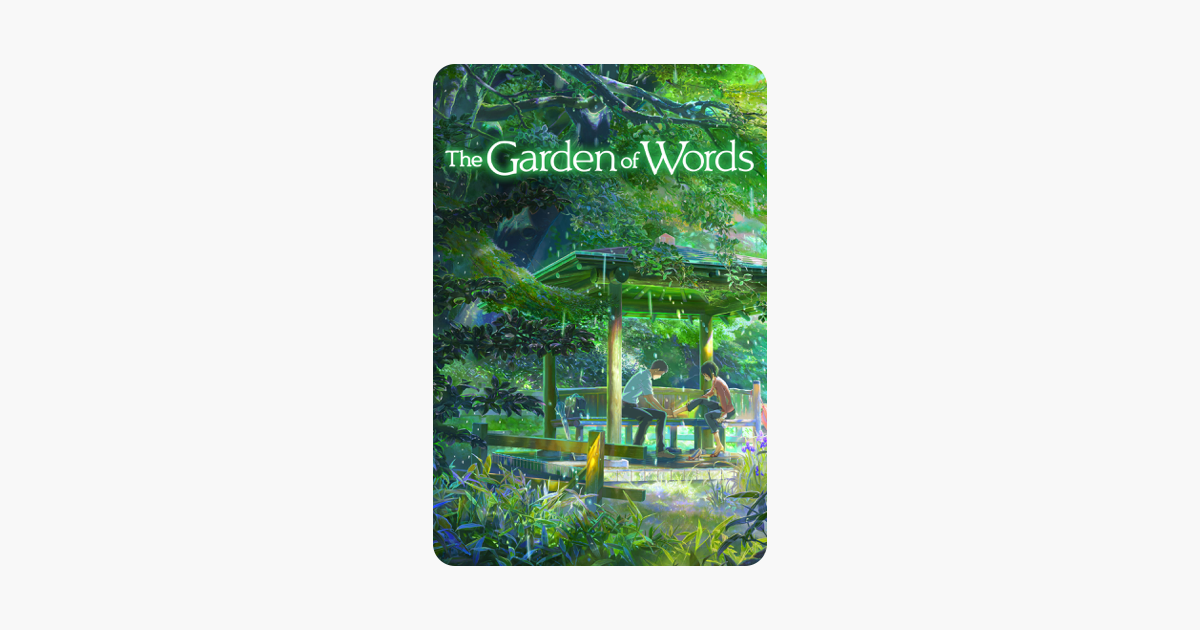 The Garden Of Words Dubbed On Itunes