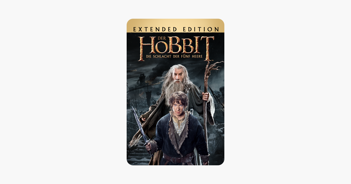 Der Hobbit - Die Schlacht der fünf Heere (Extended Edition)“ in iTunes