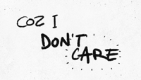 Ed Sheeran & Justin Bieber - I Don't Care artwork