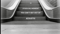 U2 - Stuck In A Moment You Can't Get Out Of (Acoustic Version / Lyric Video) artwork