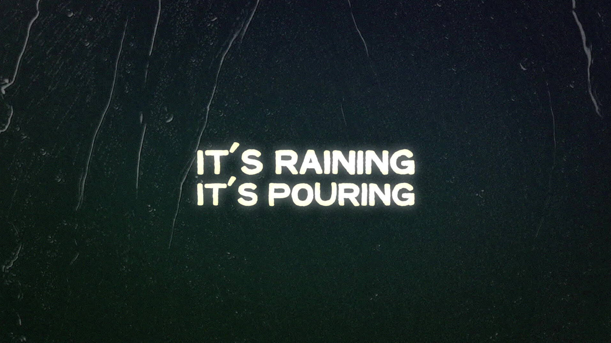 Is it raining ответ. Its raining.