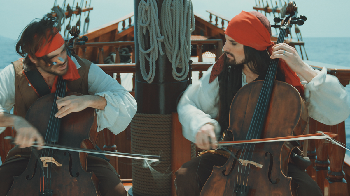 2cellos pirates of the caribbean piano