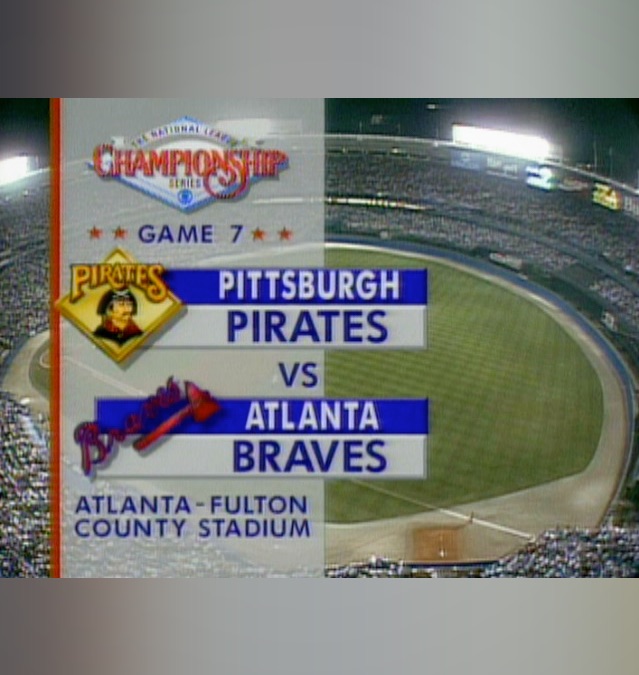 Pirates vs Braves (1992 NLCS Game 1) 