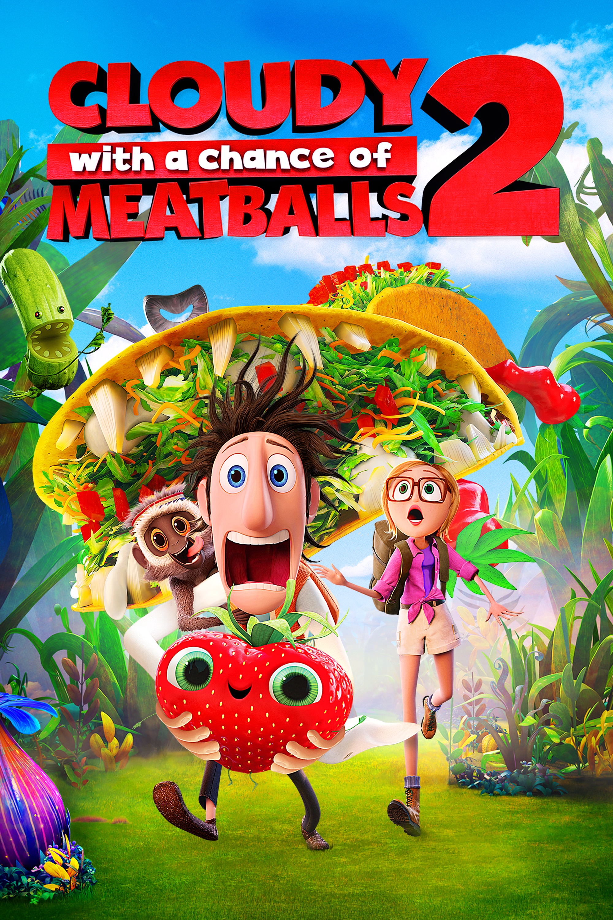 Cloudy With a Chance of Meatballs 2 Poster