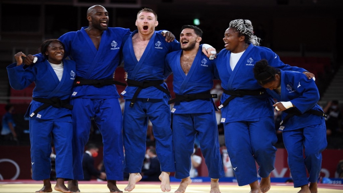 Le Sacre Olympique De L’équipe De France Mixte De Judo à Tokyo 2020 ...